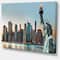 Designart - New York City Skyline Panorama - Photography Canvas Art Print
